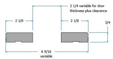 Jamb Split 6 916 Front Filled